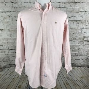 Ralph Lauren Dress Shirt Size 16-34 Pink Shirt